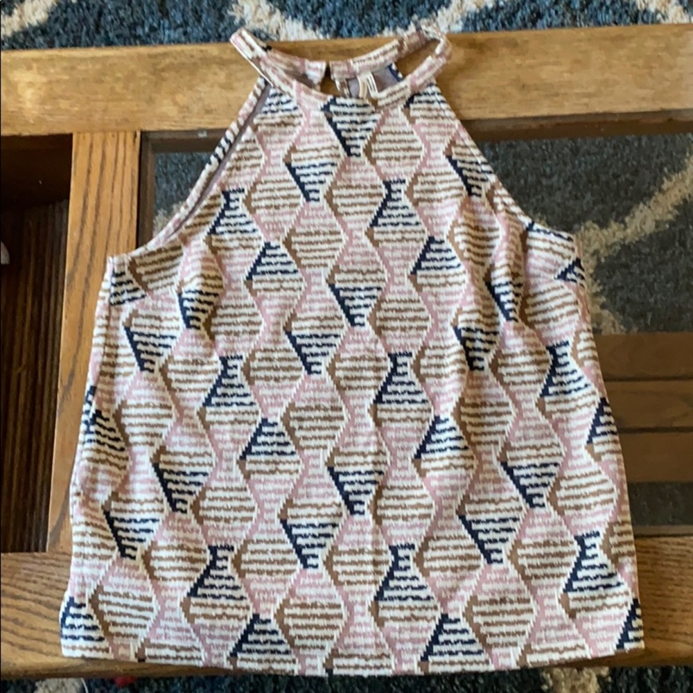 Anthropologie high neck top